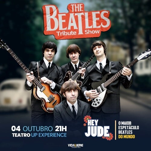 HEY JUDE – Tributo aos Beatles se apresenta em Curitiba no Teatro UP Experience - Cover Image
