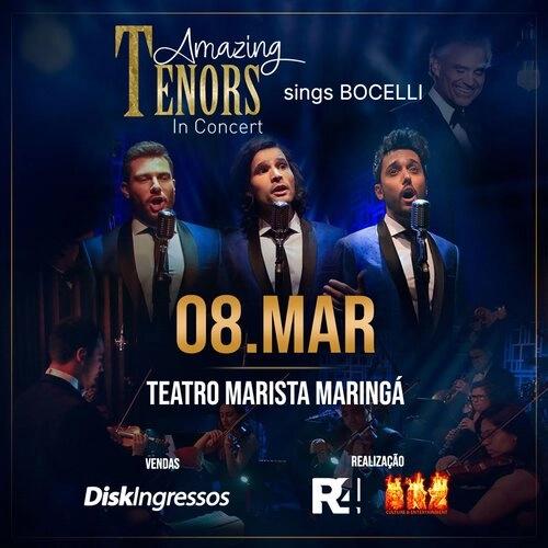 Amazing Tenors canta Bocelli – Três Vozes, Uma Noite Inesquecível - Cover Image