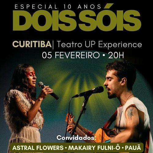Dois Sóis celebra 10 anos de trajetória com show especial em Curitiba - Cover Image