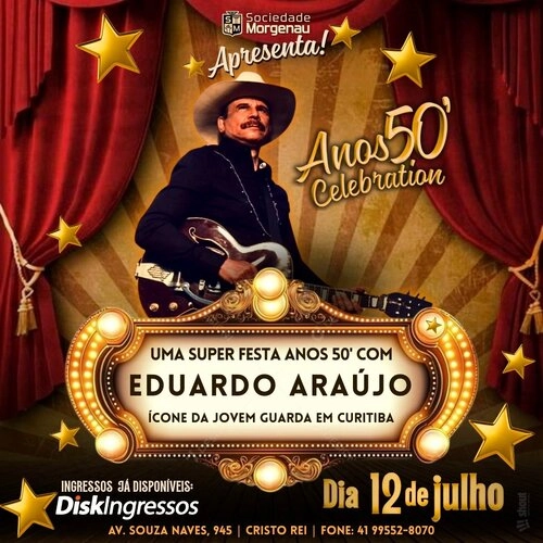 Eduardo Araújo ao vivo em Curitiba! - Cover Image