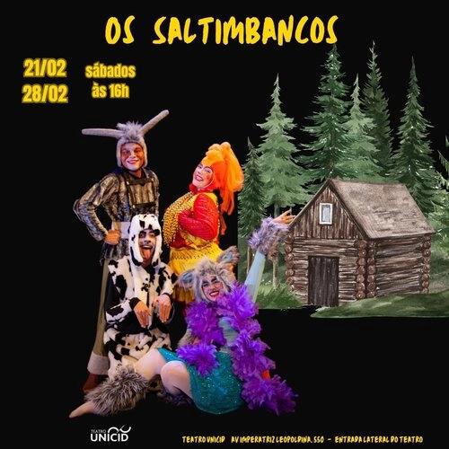 Os Saltimbancos encantam o público infantil no Teatro Unicid - Cover Image