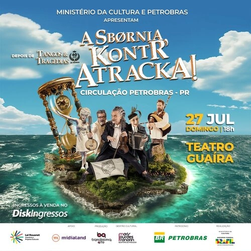 A Sbørnia está de volta: espetáculo A Sbørnia Kontr’Atracka chega a Curitiba com apresentação única no Teatro Guaíra - Cover Image