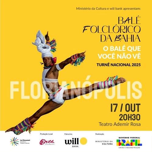 Balé Folclórico da Bahia apresenta “O Balé que Você Não Vê” em Florianópolis - Cover Image