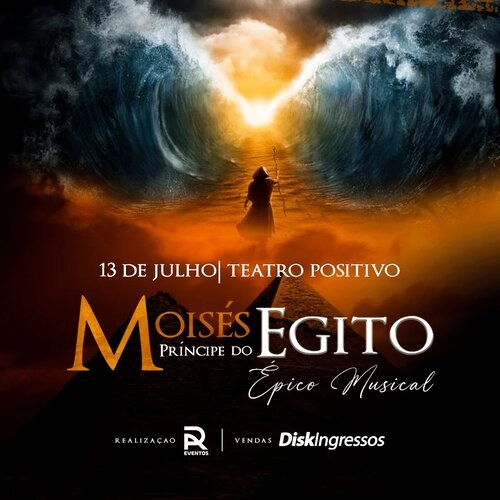 Moisés, Príncipe do Egito – Épico Musical