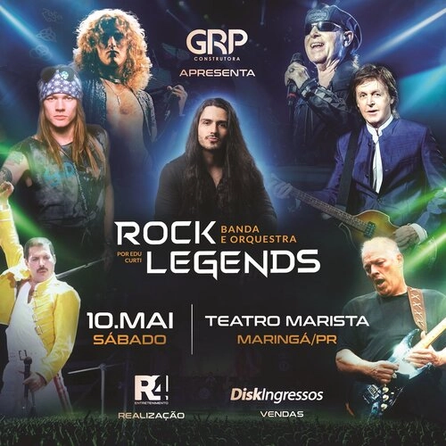 Rock Legends – Por Edu Curti, Banda e Orquestra - Cover Image