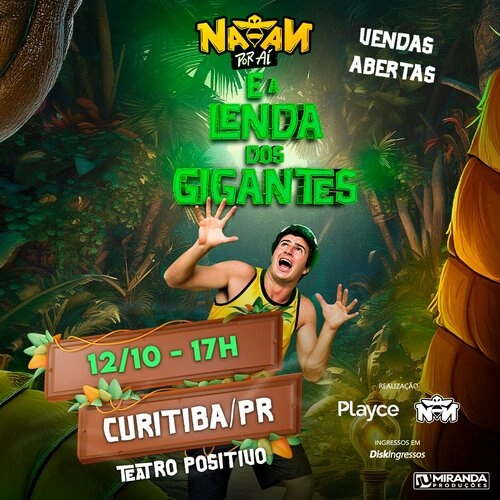 NATAN POR AÍ E A LENDA DOS GIGANTES – UM ESPETÁCULO PARA TODA A FAMÍLIA! - Cover Image