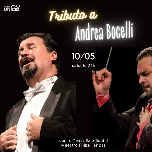 Tributo a Andrea Bocelli com a Mov Orquestra emociona São Paulo - Cover Image