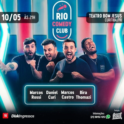 RIO COMEDY CLUB EM CURITIBA - Cover Image