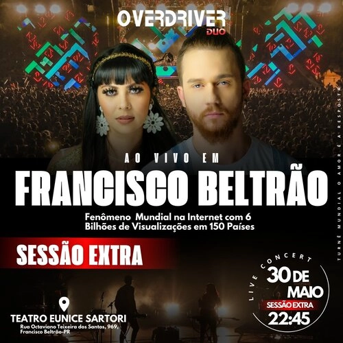 Overdriver Duo – Sessão Extra em Francisco Beltrão! - Cover Image