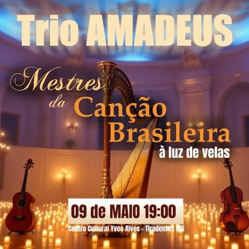 Trio Amadeus – Mestres da Canção Brasileira à Luz de Velas - Cover Image